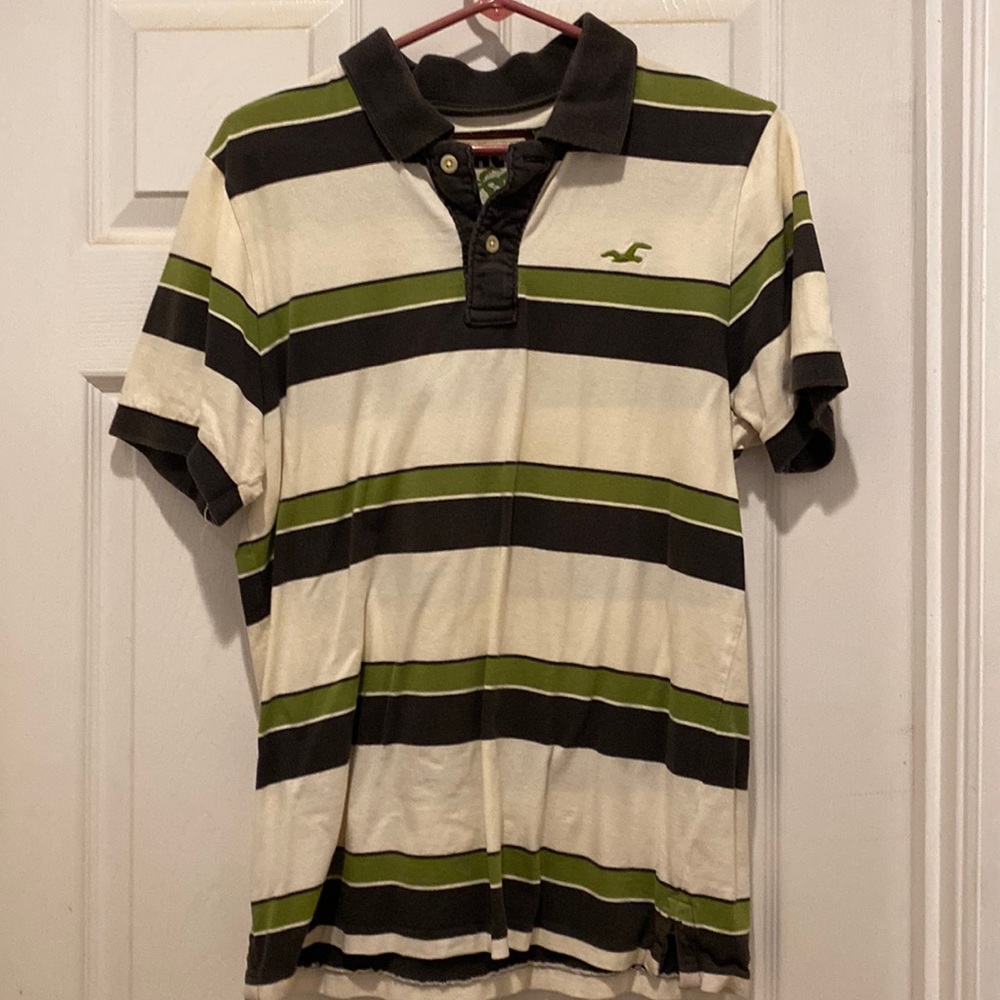 Lot of 5 American Eagle polo shirts. Size Large.